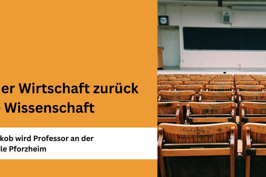 Philipp Jakob; Produktionstalente; Professor Hochschule Pforzheim