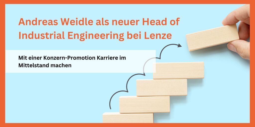 Andreas Weide; Lenze; Karriere; Promotion; Produktionstalente